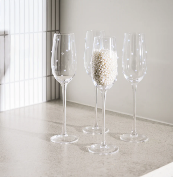 Glassware HL Clear champagne flute Set of 4