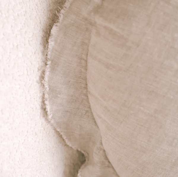 Cushion HL Round linen Natural - Image 2