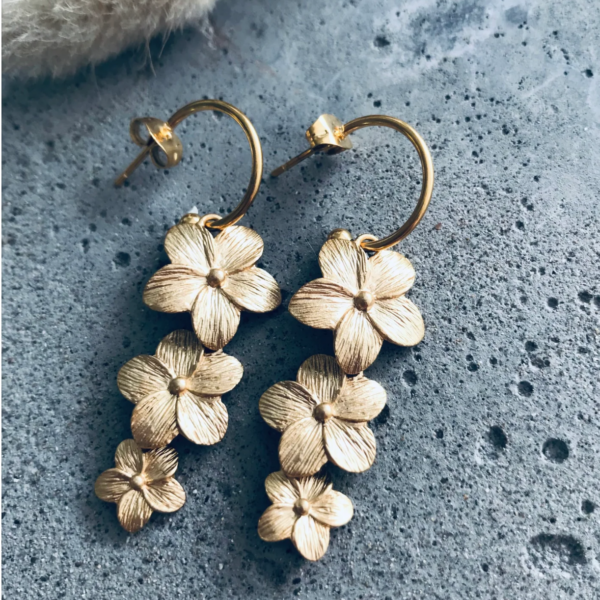 Earring Twigg Petal triple